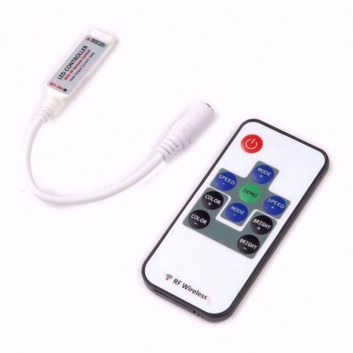 کنترلر RGB رادیویی 12 ولت آدامسی مدل DM12RF