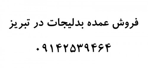 فروش عمده بدلیجات در تبریز