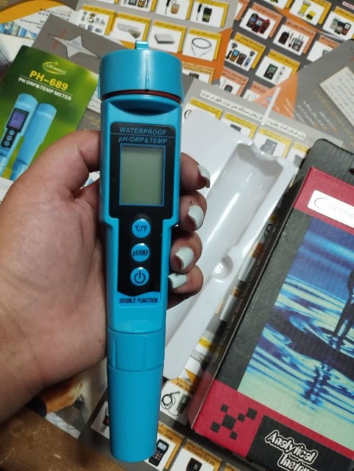 پی اچ متر قلمی 3 کاره برند CEM مدل PH-689