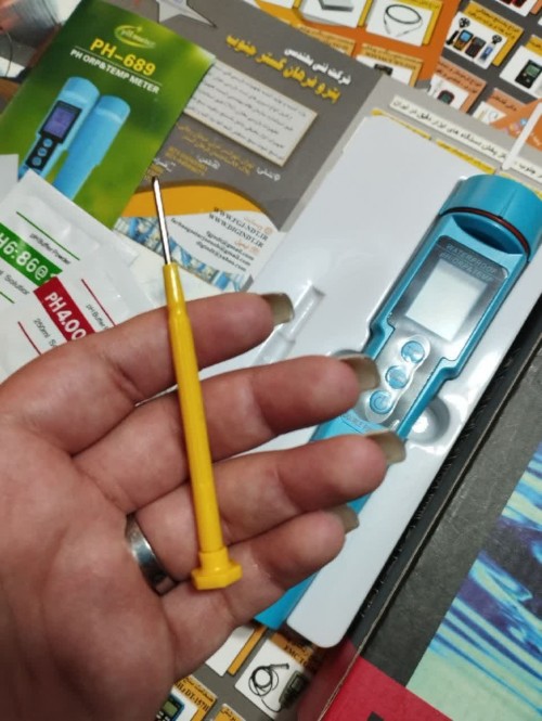 پی اچ متر قلمی 3 کاره برند CEM مدل PH-689