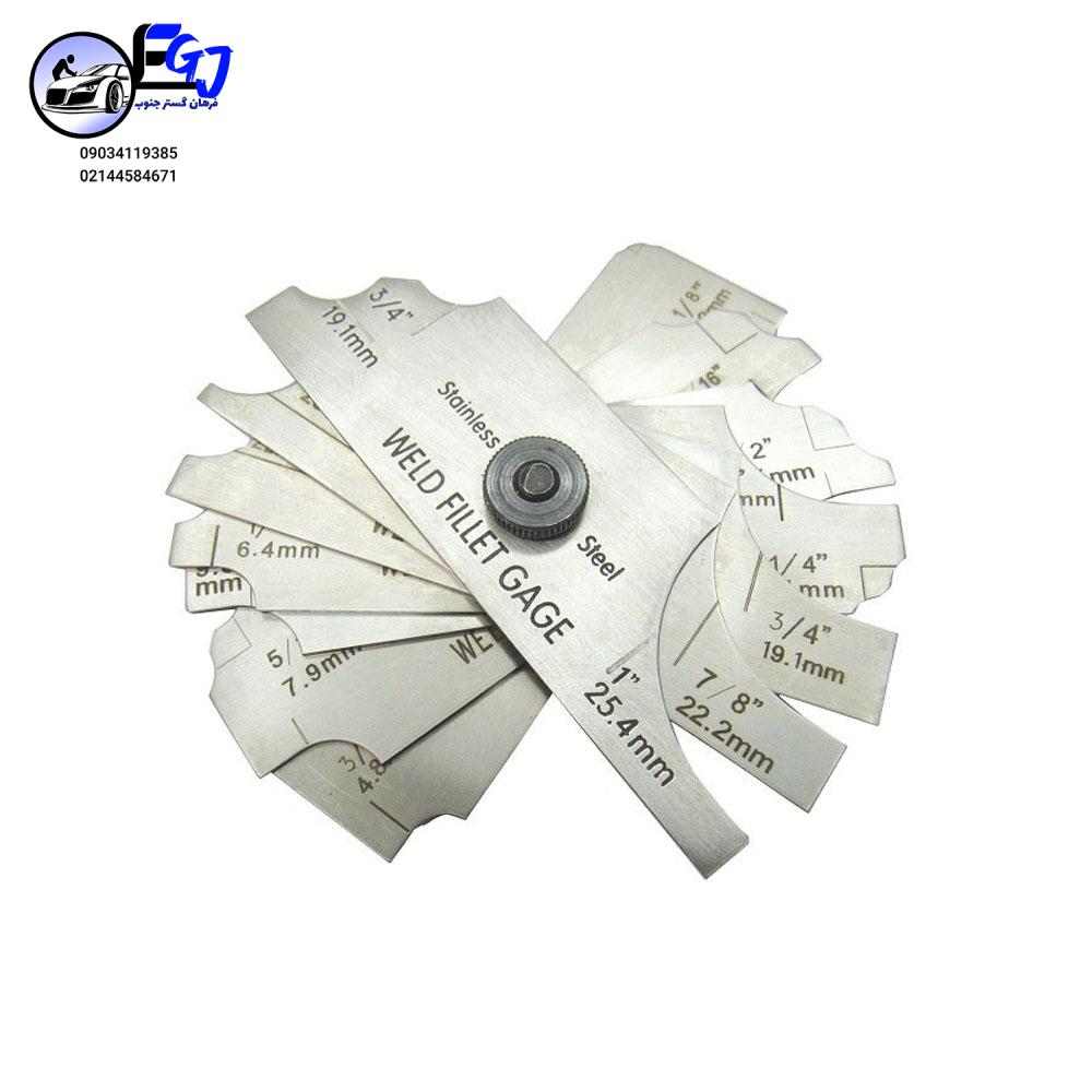 گیج جوشکاری فیلت fillet welding gauge ساخت چین