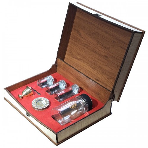 فلاسک و لیوان تبلیغاتی استیل یا شیشه‌ای