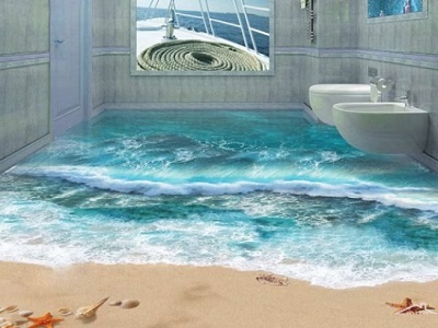 کفپوش سه بعدی،floor 3D_ سمنان - تصویر 1