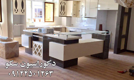 کابينت کمد ديواري و ريلي تخت ميز LCD جاکفشي کتابخانه دكوراسيون سكو - تصویر 1