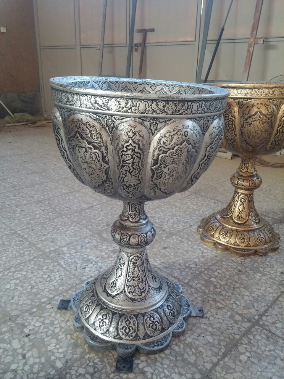 گلدان طح جام فایبرگلاس - تصویر 1