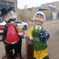 مجسمه ننه سرما و عمونوروز ویژه نوروز - تصویر 1