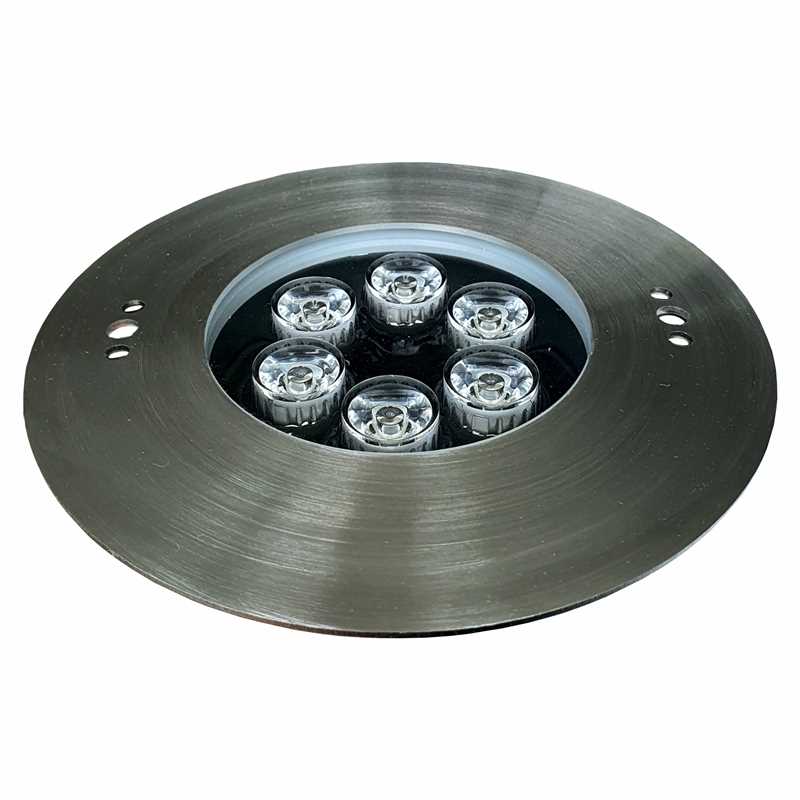 چراغ توكار استخری استیل تك رنگ 12وات Ledmanمدل12SE - تصویر 1