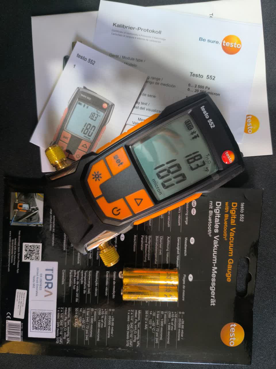 گیج وکیوم دیجیتال تستو Testo 552 - تصویر 1