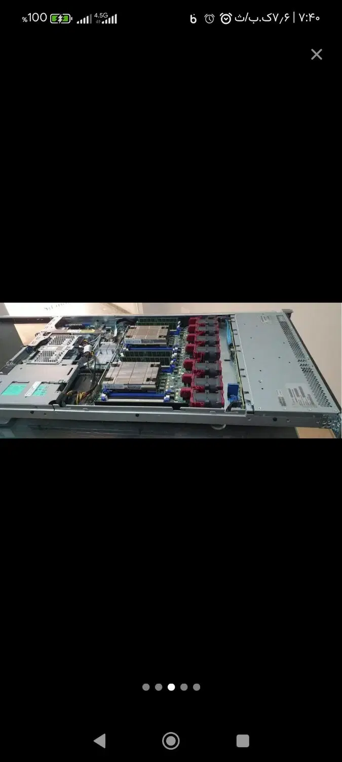SERVER HP dl360 g9 8sff اورجینال - تصویر 1
