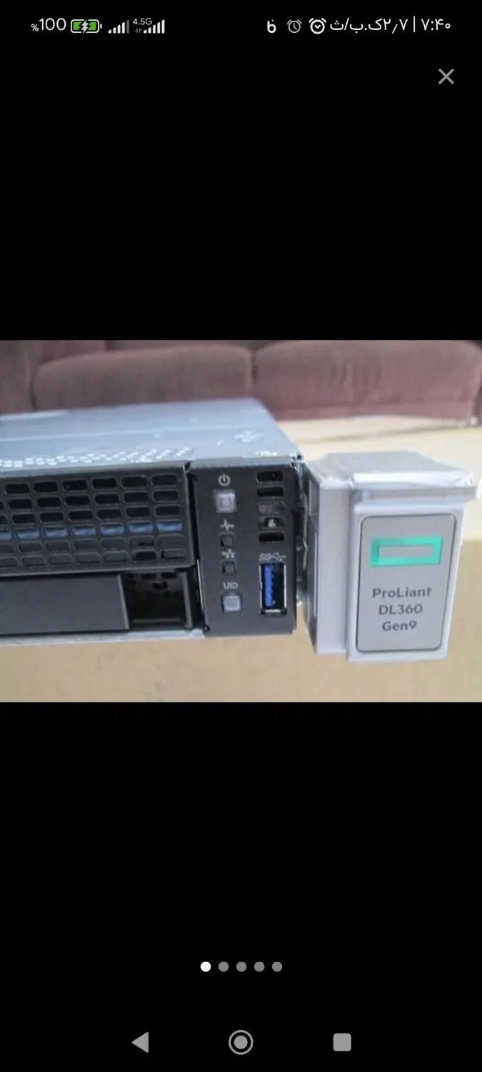 SERVER HP dl360 g9 8sff اورجینال - تصویر 4
