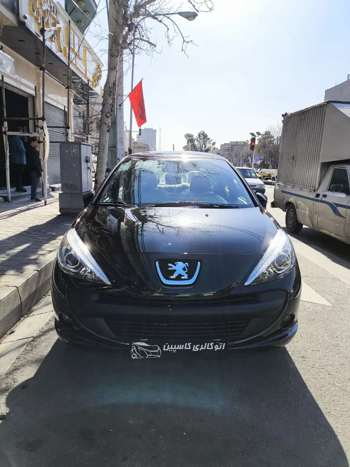 پژو 207 مشکی هیدرولیک سقف فلز .. مدل 1405 صفر - تصویر 1