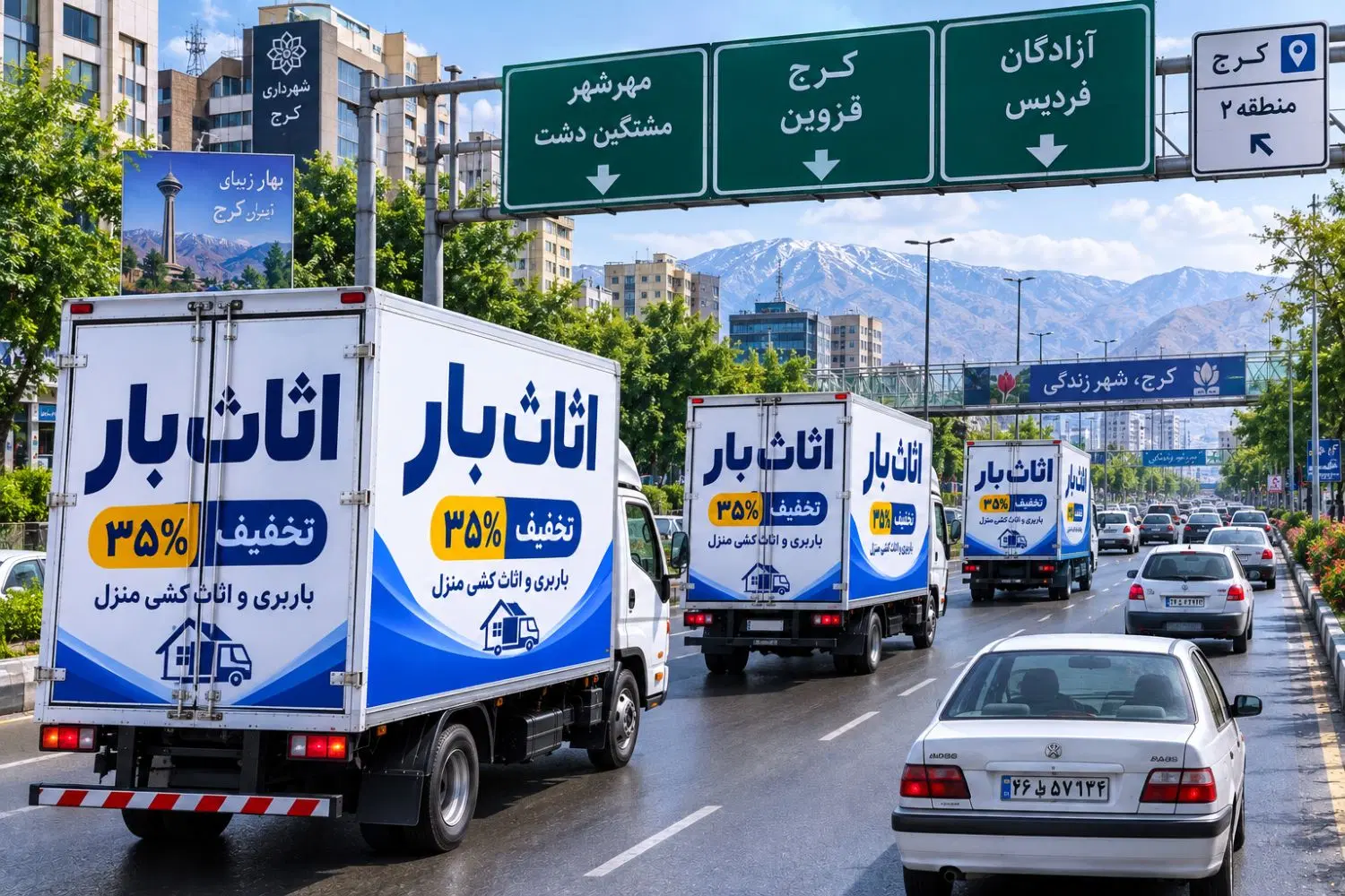 باربری و اثاث کشی کرج _ ۳۵٪ تخفیف - تصویر 2
